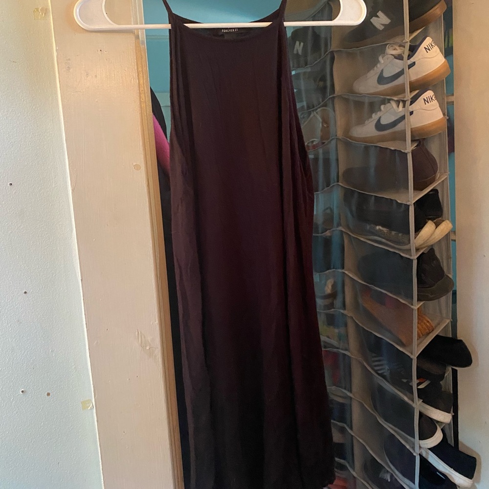 Forever 21 Basic Black Halter Dress